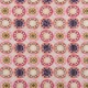 Ткань плательный атлас NANCY принт на розовом (130г/м.кв130см пог.м) 181577 - изображение 2