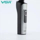 Электробритва VGR V-385 роторная 5D с LED-дисплеем IPX5 для сухого и влажного бритья, серебристо-черная - изображение 3