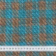 Ткань костюмная рогожка бирюзовая (340г/м.кв150см пог.м) 180239 - изображение 3