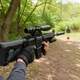 Автомат іграшковий M16 з глушником, лазером і ліхтариком на кульках 6 мм 82 см - зображення 10