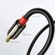 Аудіо кабель mini-jack 3.5mm на Double RCA тюльпан UGREEN AV116 2RCA Male Cable Black - зображення 8