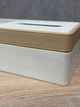 Салфетка-органайзер TS Kitchen HP9190 из эко-кожи 27х10х14 см Белый с бежевым - изображение 4
