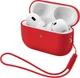 Чехол ArmorStandart Silicone Case with straps для Apple AirPods Pro 3 Red (ARM91285) - изображение 1