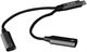 Adapter SBS USB-C - 2xUSB-C 13 cm Black (TEADATYCHARGETYCK) - obraz 2
