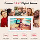 Цифрова фоторамка Frameo 15.6" IPS FHD (1920x1080) 32GB Wi-Fi - зображення 2