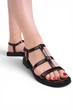 Босоніжки жіночі Fashion лакові коричневі 351133_41 (25.5 см) - зображення 5