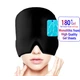 Гелева маска-шапка ThermaxCap — прохолодний релакс для голови та очей | чорна - изображение 4