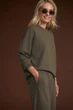 Костюм із м’якої, приємної тканини (кофта та штани) Розмір XL-XXL (50-52) Хакі - изображение 2