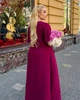 Платье женское из американского крепа свободного кроя с коротким рукавом летнее G&M k-130719 50-52 Размер цвет Бордо - изображение 2