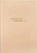 Книга канцелярская Buromax Morandi Style A4 в клетку 96 листов твердая обложка капучино (BM.2400-432i) - изображение 1
