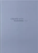 Книга канцелярская Buromax Morandi Style A4 в клеточку 96 листов твердая обложка маренго (BM.2400-453i) - изображение 1