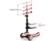 Самокат дитячий триколісний Halley 2 Rose Pink, Kinderkraft (рожевий), 00-00305406 (KRHALL02PNK0000) - зображення 4