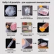 Набор силиконовых крышек для продуктов и посуды — многоразовые, универсальные, 6 размеров - изображение 2