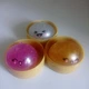 Мягкий антистресс пельмень в коробочке игрушка dumplings squishy с глитнром Цвет сюрприз размер 5 см - изображение 2