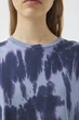 Футболка Pull & Bear блідо-синій в візерунки YERUB242 S - зображення 5