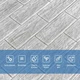 Панель 3D Sticker Wall самоклеющаяся 183 Серая полоска 700*700*5 мм - изображение 4