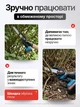 Акумуляторна ланцюгова електропила ручна PORTABLE 2 акумулятори АКБ шина 8'' бездротова міні пила для саду дачі обрізки гілок заготівлі дров комплект з кейсом - изображение 8