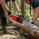 Акумуляторна ланцюгова пилка Electric SAW 16 дюймів професійна пилка RED для заготівлі дров з 2 акумуляторами у жорсткому валізі - зображення 2