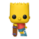 Фігурка FUNKO POP! Сімпсони Барт The Simpsons Bart Simpson with Skateboard 89mm 1652 80071 - зображення 1