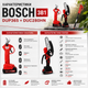 Садовий набір BOSCH секатор DUP365 + пила DUC280HN + штанга 2 м - зображення 6