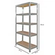 Стеллаж металлический 180x90x30 Siker G9030 5 полок (42401069) - изображение 8