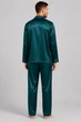 Чоловіча шовкова піжама BOBRAND “Green Night” - 2XL - изображение 3