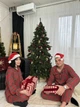 Жіноча тепла піжама BOBRAND у червону клітинку — фланелева сорочка і штани - XL - изображение 5