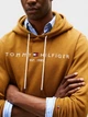 Худи на флисе утепленное мужское Tommy Hilfiger 63730451 M Коричневое (1159862912) - изображение 6