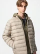 Куртка демисезонная мужская Uniqlo Pufftech 700603669 L Бежевая (1159860465) - изображение 2