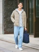 Куртка демисезонная мужская Uniqlo Pufftech 700603669 L Бежевая (1159860465) - изображение 17