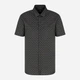 Сорочка бавовняна чоловіча Armani Exchange 400038566 2XL Чорна/Сіра (1159863771) - зображення 4