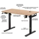 Стіл Mealux PowerDesk Energy Mahogany з електрорегулюванням висоти (арт. EVO-201 Energy Mahogany/B) - зображення 7