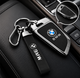 Стильный защитный чехол для ключей BMW: металл и резина, премиум-дизайн - изображение 1