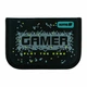 Пенал Kite Play the Game "Ігроманія" 20.5х14х4 см 1 відділення з 1 відворотом каркасний на блискавці чорний (K26-621-8) - зображення 1