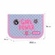 Пенал Kite Girl's Power "Дівчача сила" 20.5х14х4 см 1 відділення з 1 відворотом каркасний на блискавці сірий з рожевим (K26-621-5) - зображення 3