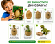 Яйце динозавра, що росте Growing Dino Egg Gold Edition — інкубатор для вирощування динозавра у воді, 11 см - изображение 2
