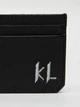 Кожаный картхолдер Karl Lagerfeld Paris с монограммой 1159863823 (Черный One Size) - зображення 3