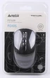 Миша A4Tech Fstyler FG10S 2000dpi Black+Grey, USB, Wireless, безшумна - зображення 6