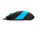 Мышь A4Tech Fstyler FM10S 1600dpi Black+Blue, USB, бесшумная - изображение 3