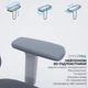Офисное кресло OfficePro Skyline Footrest OC750-G-DG-DG Gray/Dark Gray [167835] - изображение 15