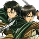 Інтер'єрна картина Атака на титанів, Леві та Ерен, Attack on Titans, аніме, 85×60 см (id0255) - зображення 3