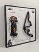 3D Картина На Стіну 25x25 см з Моделлю Bburago Red Bull Racing RB21 Formula One Team в Масштабі 1:43 Переможне Гран-Прі 2025р. для № 1 Max Verstappen та 3D траса Abu Dhabi GP "Yas Marina Circuit" / Сезон 2025 / Формула 1 / Макс Ферстаппен - изображение 5
