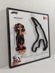 3D Картина На Стіну 25x25 см з Моделлю Bburago McLaren MCL39 Formula One Team в Масштабі 1:43 Переможне Гран-Прі 2025р. для № 81 Oscar Piastri та 3D траса Belgian GP "Circuit de Spa-Francorchamps" / Сезон 2025 / Формула 1 / Оскар Піастрі - изображение 7