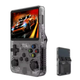 Игровая консоль R36s черная для детей с игровыми джойстиками для развлекательных игр и обучения - изображение 2