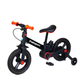 Велосипед велобіг 4 в 1 з батьківською ручкою, дитячий, чорний з червоним (73202) - зображення 1