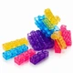 Конструктор из мягкого силикона Magic Gummy Bloc 40 деталей | Сенсорный прозрачный конструктор для детей 3+, эластичные блоки - изображение 5