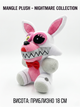 Мягкая плюшевая игрушка Nightmare Mangle Five Nights at Freddy's (FNAF) 18 см — коллекционный аниматроник Мангл для детей и фанатов игры - изображение 3