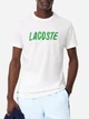 Футболка довга чоловіча Lacoste 543753535 4XL Біла (1159862571) - зображення 1