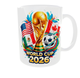 Кружка (чашка) с принтом «World Cup 2026» – подарок для футбольного болельщика | 330 мл - изображение 1