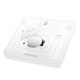 Часы HOCO HX41 white, термометр + гигрометр, домашняя метеостанция (59498) - изображение 5